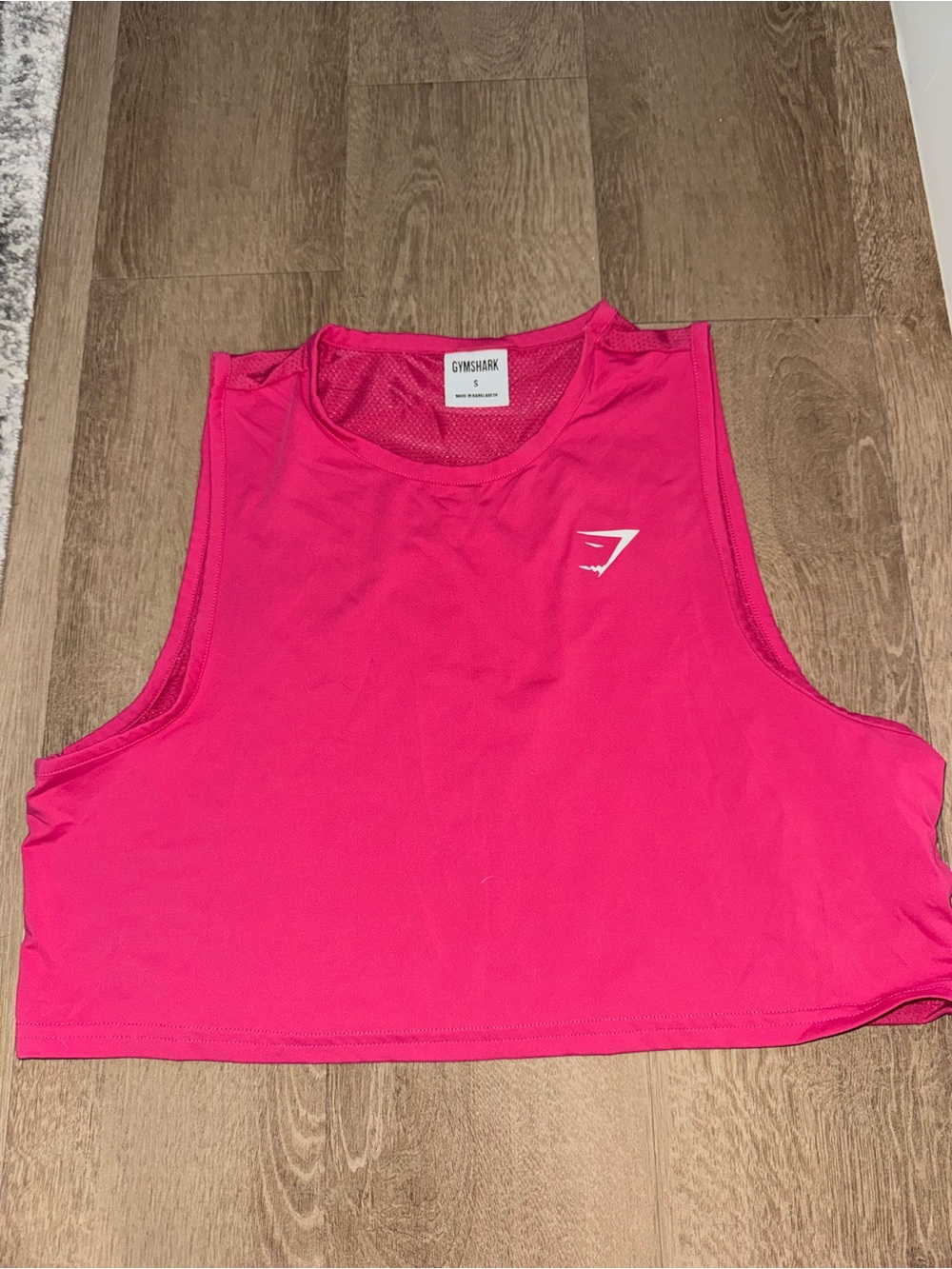 Gymshark Pink Performance Cropped Tank